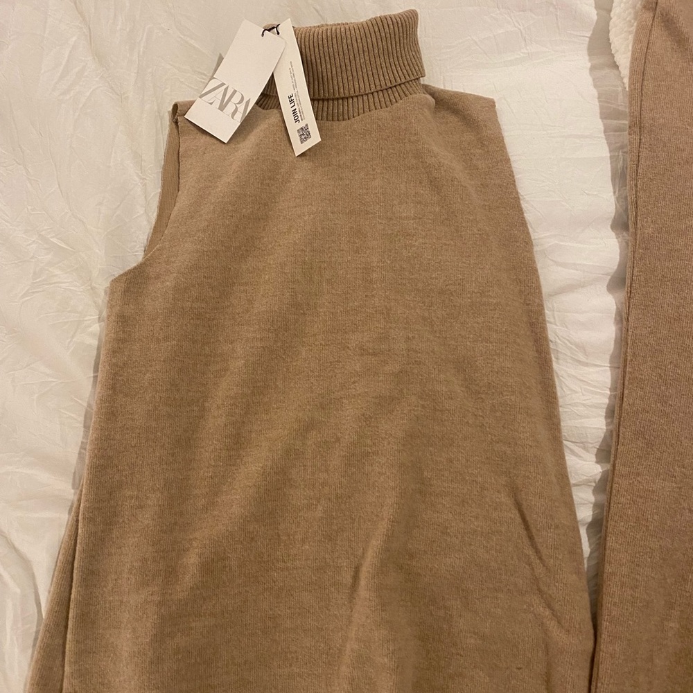 ZARA turtle neck and pant set